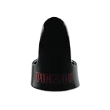 Pickboy Finger pick, Black, Cellulose, 1.20mm, medium, 25 picks
