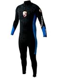 Body Glove Exo Men's Full Suit 7mm Wetsuit, Small (See Size Chart)/Black/Black (8146)