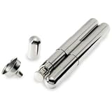 Stainless Steel Cigar Holder & Flask Gift Set(Gift Boxed)