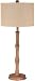 Bamboo II Walnut Wood Table Lamp