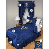 West Virginia Mountaineers Twin Size Locker Room Bedroom Set
