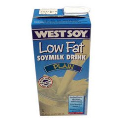 1 Quart Plain WestSoy Low Fat Soymilk (03-0644) Category: Miscellaneous Beverages and... by The Hain Celestial Group