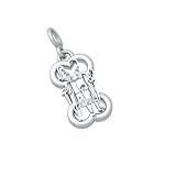 Bark Avenue Jewelers- Sterling Silver Zodiac Pendant- Gemini - Small