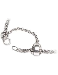 Novobeads Safety Chain Sterling Silver Charm Bead - Made in USA w imported materials - Fits all major bead bracelets