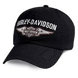 Harley-Davidson® Men's Winged Bar & Shield® Logo Baseball Cap Hat. Embroidery. 99479-10VM