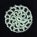 Mint Green Hair Net Crocheted Hair Bun Cover- MINI