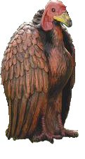 Rico The Vulture Statue Vicious bird of prey sculpture