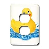 Rubber Duck - Rubber Duck - Light Switch Covers - 2 plug outlet cover