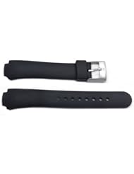 Genuine Swiss Army 12mm Black Rubber Watch Strap
