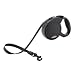 Flexi Large Retractable 26-Foot Classic Long 3 Tape Leash, Black