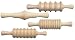Creativity Street Products - Creativity Street - Wood Rolling Pin Set for Clay, 4 Different Patterns - Sold As 1 Set - Create unique patterns in clay with this set of rolling pins. - Pins are coated to prevent clay from sticking. - Creativity Street Products - Creativity Street - Wood Rolling Pin Set for Clay, 4 Different Patterns - Sold As 1 Set - Create unique patterns in clay with this set of rolling pins. - Pins are coated to prevent clay from sticking. -