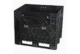 Plastic Folding Bulk Shipping Container 48x45x34 1500 Lb. Capacity