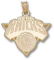 New York Knicks Logo 5/8". Gold Plated Charm/Pendant