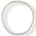 Silver Bead Candy Cultured Pearl Stretch Bracelet, Peach Pink