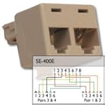SUTTLE 1 Cat5 Splitter (Installation Equipment / Couplers/Duplex/Triplex Jacks)