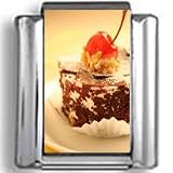 Chocolate and Cherry Dessert Photo Italian Charm
