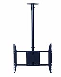 Rocelco LCM Large Flat Panel TV Ceiling Mount for 32-55-Inch (Black)