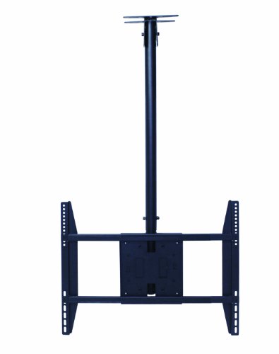 Rocelco LCM Large Flat Panel TV Ceiling Mount for 32-55-Inch (Black)