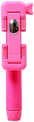2015 Mini 2 Selfie Stick , Min Longth Only 13.4cm , Max Longth up to 75cm, Model Rk Mini 2, Popular and Portable Pen Style Gift , Support Bluetooth Connection, Support IOS or Android Smart Phone, Using Very Easy After Connect Blue-tooth (Pink)