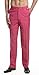 CONCITOR Men's Dress Pants Trousers Flat Front Slacks Solid HOT PINK Color