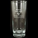 Review PSUK  / Hats Pilsner Glass. Can be personalised with up to 40 characters/letters