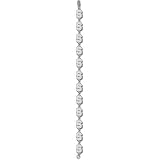 Michigan State Univ Sm S Polish Bracelet 7 (Silver)