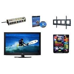 LG 55LH55 HDTV + Hook-up Kit + Power Protection + Calibration + Flat Mount