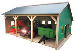Bauernhof Schuppen für 3 Traktoren, 55x77x38cm