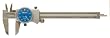 Mitutoyo 505-675-51, Dial Caliper, 0 - 6" X .001", .100" per Rev., Blue Face