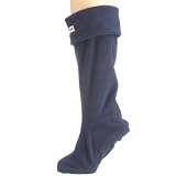 Hunter Fleece Welly Socks Navy S23658 X-Large