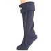 Hunter Fleece Welly Socks Navy S23658 X-Large