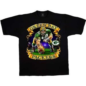 Green Bay Packers Banner Mens Tee (Large)