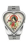 Ed Hardy The Crush Geisha Heart Case Women's Watch #CRGA