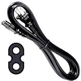 U.S. standard Power Cord For Play Station 2 Power Adapter (PS2), Play Station 3 SLIM (PS3 SLIM) Gaming Consoles, Laptop/Notebook Power Adapters, DVD/Blu-Ray players, Satellite Receivers, Panasonic Compatible PSX, Xbox, Gemini, Sega Saturn and Dreamcast Multi-System Replacement Power Cable for Gaming Systems and Other Electronic Devices, Brand New 6' 2-Pin Figure-8 Power Cord