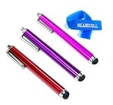 3 Pack of Purple Red Pink Stylus Universal Touch Screen Pen for Ipad 2 Ipod Iphone 4,4S,Kindle Fire,3g 3gs, Motorola Xoom, Samsung Galaxy Tab 8.9 10.1, Blackberry Playbook HTC Flyer Tablet