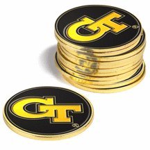 Georgia Tech Yellow Jackets Golf Ball Marker Pack)