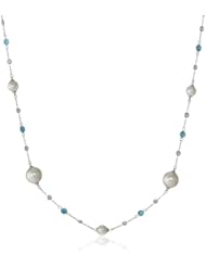 Majorica Cubic Zirconia Illusion Necklace, 36"
