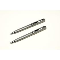 Cross Athens Satin Chrome Ballpoint Pen & Pencil Set
