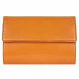 Rita Botta Women's Ocher Smooth Genuine Leather Flap Wallet
