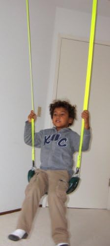 WOSS Gear Teal Swing Strap pair for Door Anchor, 8ft Ceiling Anchor or Outdoor Play Structure, Made in USA