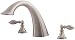 Tools & Hardware : Price Pfister 806E0BK Catalina Double-Handle Roman Tub Faucet, Brushed Nickel