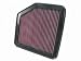 K&N ENGINEERING 33-2345 Air Filter; Unique; H-1. in.; L-9.563 in.; W-9.313 in.;