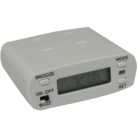 Telemergency Royalty Traveler Portable Pill Dispenser with Alarm Clock and Timer