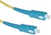 SC / SC, Single Mode, Simplex Fiber Optic Cable, 9/125, 2 Meter (6.6 ft)