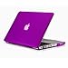 Macbook Pro 13 Case, GMYLE 2 in 1 - Deep Purple Frosted Matte Rubber Coated Rubberized Hard Case for Apple 13.3