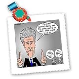 John Kerry Foot In Mouth Disease - 10x10 Quilt Square