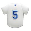 CAPerz - Baseball Jersey No. 5 - White/Blue/White