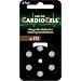 6x CardioCell AE312, ZL 312, H�rger�te-Batterie, Zink-Luft