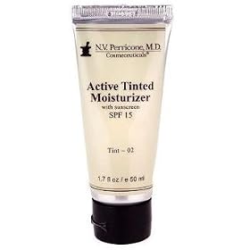 N.V. Perricone Active Tinted Moisturizer with sunscreen SPF 15 Tint 02 1.7oz / 50ml
