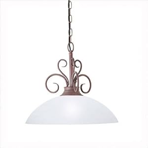 Phoenix Pendant in Tile Bronze by Thomas Lighting